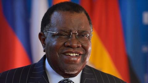 Namibia's President Hage Geingob