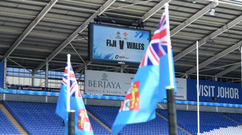 Fiji against Wales is the first rugby men's international played at the Cardiff City Stadium