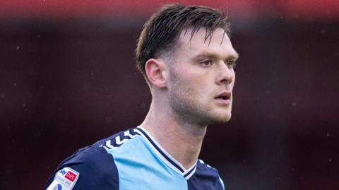 Joe Low playing for Wycombe
