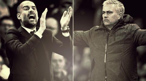 Pep Guardiola and Jose Mourinho