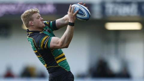 David Ribbans of Northampton Saints