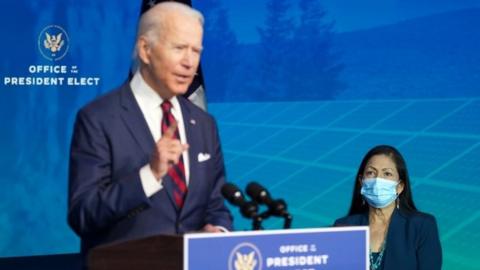 Congresswoman Deb Haaland, U.S. President-elect Joe Biden"s nominee for the Interior Secretary