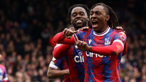 Crystal Palace players celebrate