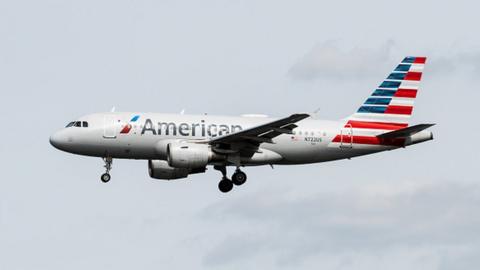 An American Airlines flight