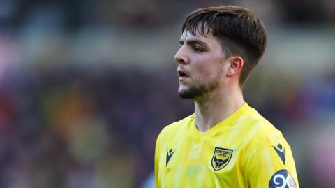 Tyler Goodrham on the ball for Oxford United 