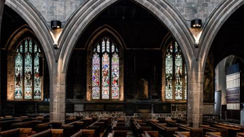 Newcastle Cathedral's nave
