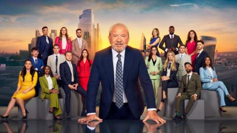 Lord Sugar and all the contestants of The Apprentice 2025