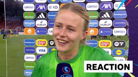 England goalkeeper Hannah Hampton
