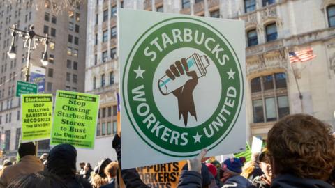 Starbucks protest