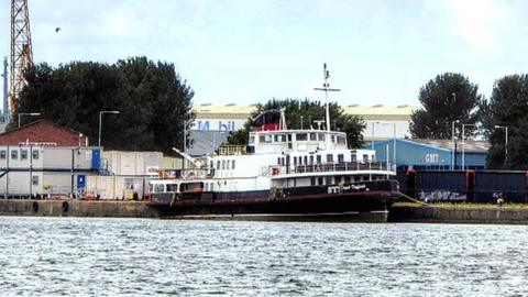 Mersey Ferry Royal Daffodil at East Float