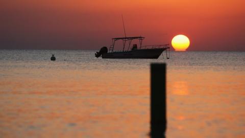 Cayman Islands sea sunset