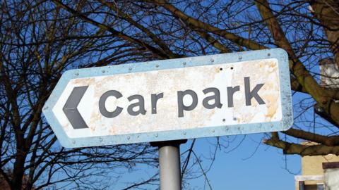 Car park sign