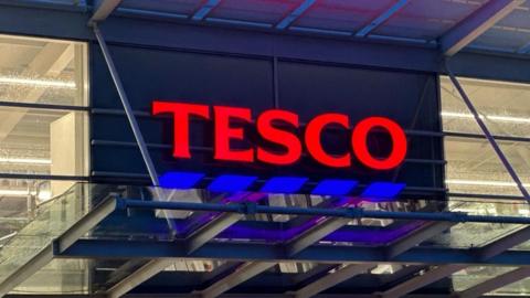 Tesco sign