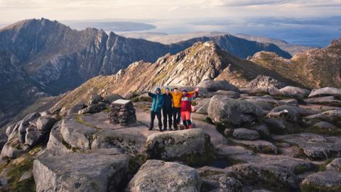 Coinneach and friends in Arran