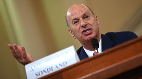 Gordon Sondland at the House Intelligence Committee hearing