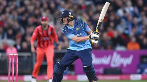 Tom Kohler-Cadmore bats for Yorkshire Vikings