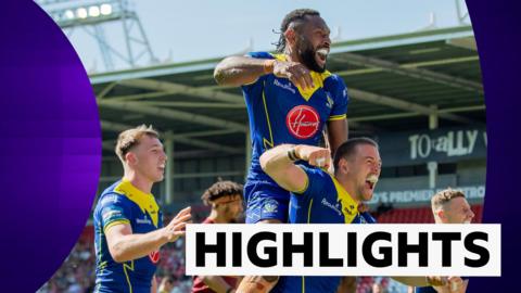 Warrington dominate Huddersfield to make first Challenge Cup Final since 2019