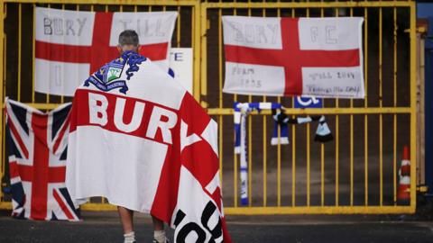 Bury flags