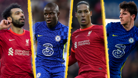 Mohamed Salah, N'Golo Kante, Virgil van Dijk, Mason Mount