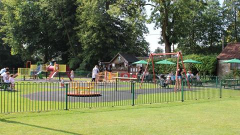 The play area in Collett Park