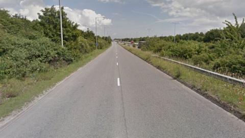 A128 and A13 slip road