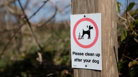 Dog fouling sign