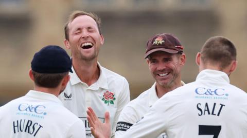 Tom Hartley and James Anderson