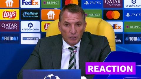 Brendan Rodgers reaction