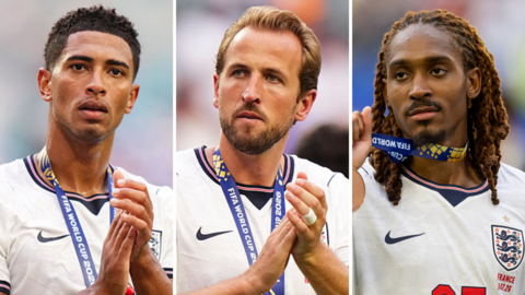 Jude Bellingham, Harry Kane, Djed Spence