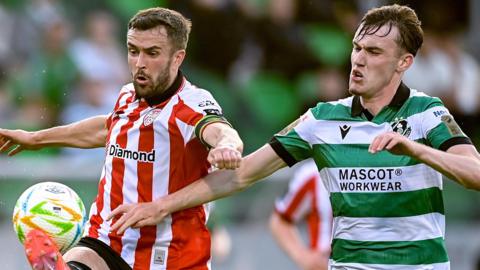 Michael Duffy in action for Derry City