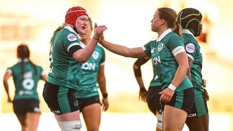 Aoife Wafer celebrates