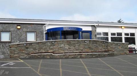 Entrance to Ramsey Cottage Hospital