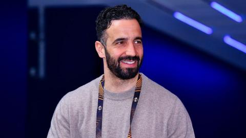 Ruben Amorim arrives