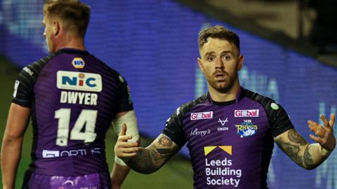 Brad Dwyer and Richie Myler scored a try apiece for Leeds at the DW Stadium