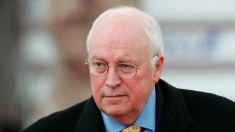  Former U.S. Vice President Dick Cheney looks on during the primary election night party of Republican candidate U.S. Representative Liz Cheney in Jackson, Wyoming, U.S. August 16, 2022