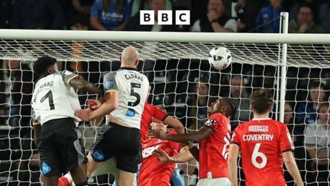 Derby County's Matt Clarke vs Charlton