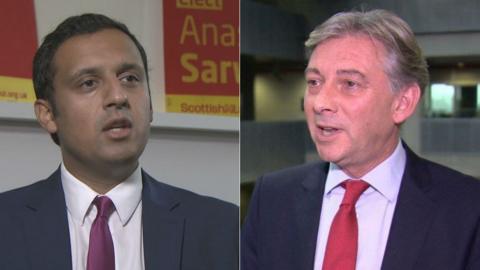 Anas Sarwar and Richard Leonard