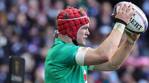 Flanker Josh van der Flier had to move to line-out throwing duties after Ireland lost both hookers in the first half of the Six Nations contest against Scotland at Murrayfield two years ago