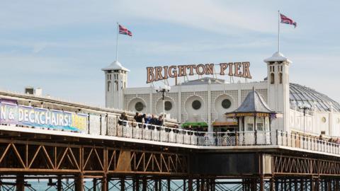 Brighton pier. 