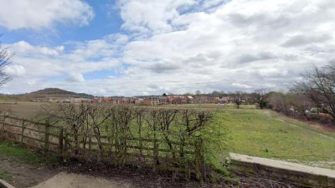 Land earmarked for potential development on the edge of Trowell in Nottinghamshire