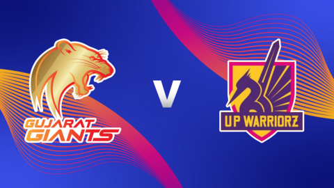 Gujarat Giants v UP Warriorz badge graphic