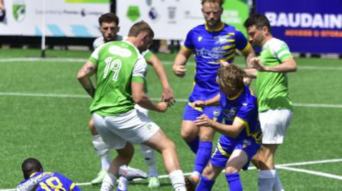 Action from Guernsey FC
