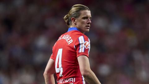 Conor Gallagher playing for Atletico Madrid