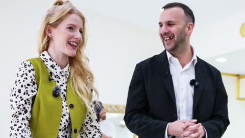 Hannah Spencer and Zack Polanski