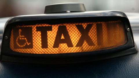 Black Cab taxi light