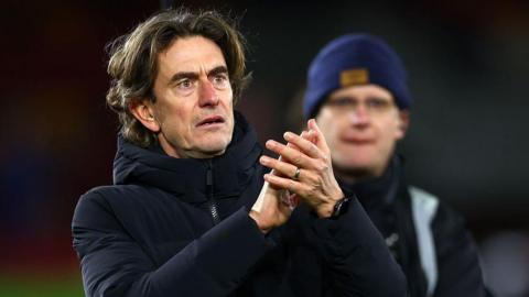 Thomas Frank claps his hands