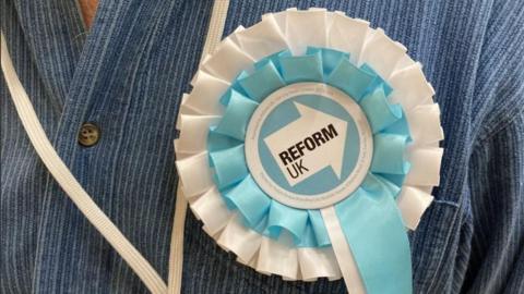 Logo plaid Reform UK 