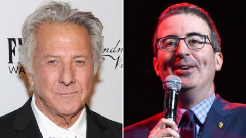 Dustin Hoffman and John Oliver