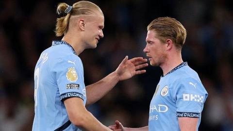 Erling Haaland and Kevin de Bruyne