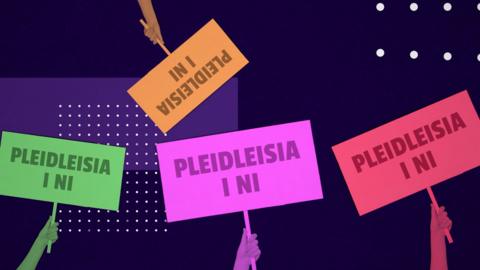 Graffeg pleidleisia i ni